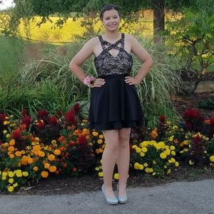 Black homecoming dress